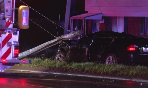 Two-Vehicle Crash in Toledo Leads to Building Collision and Hospitalization