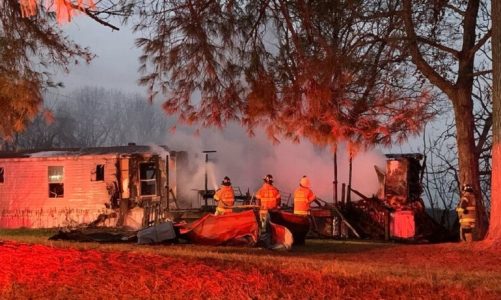 Mobile Home Destroyed in Washington Township Fire